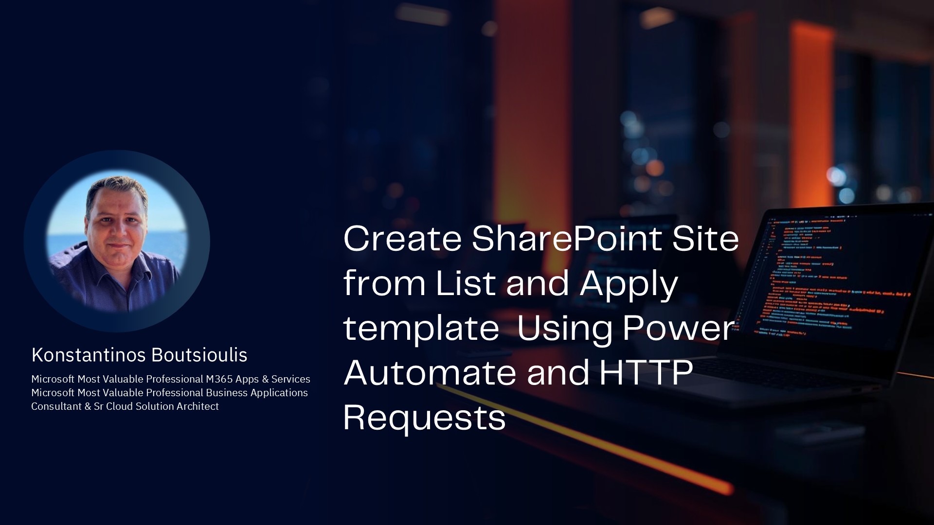 Create SharePoint Site from List and Apply template  Using Power Automate and HTTP Requests