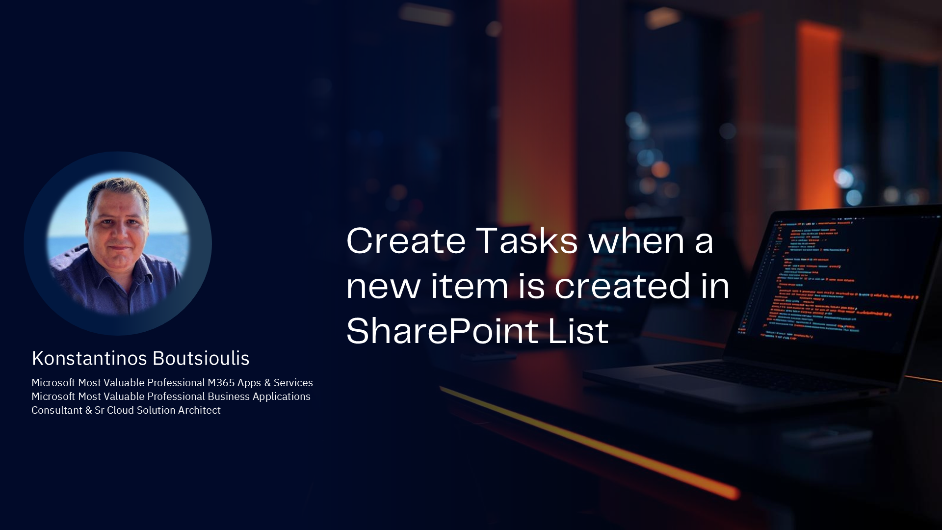 Create Tasks when a new item is created in SharePoint List