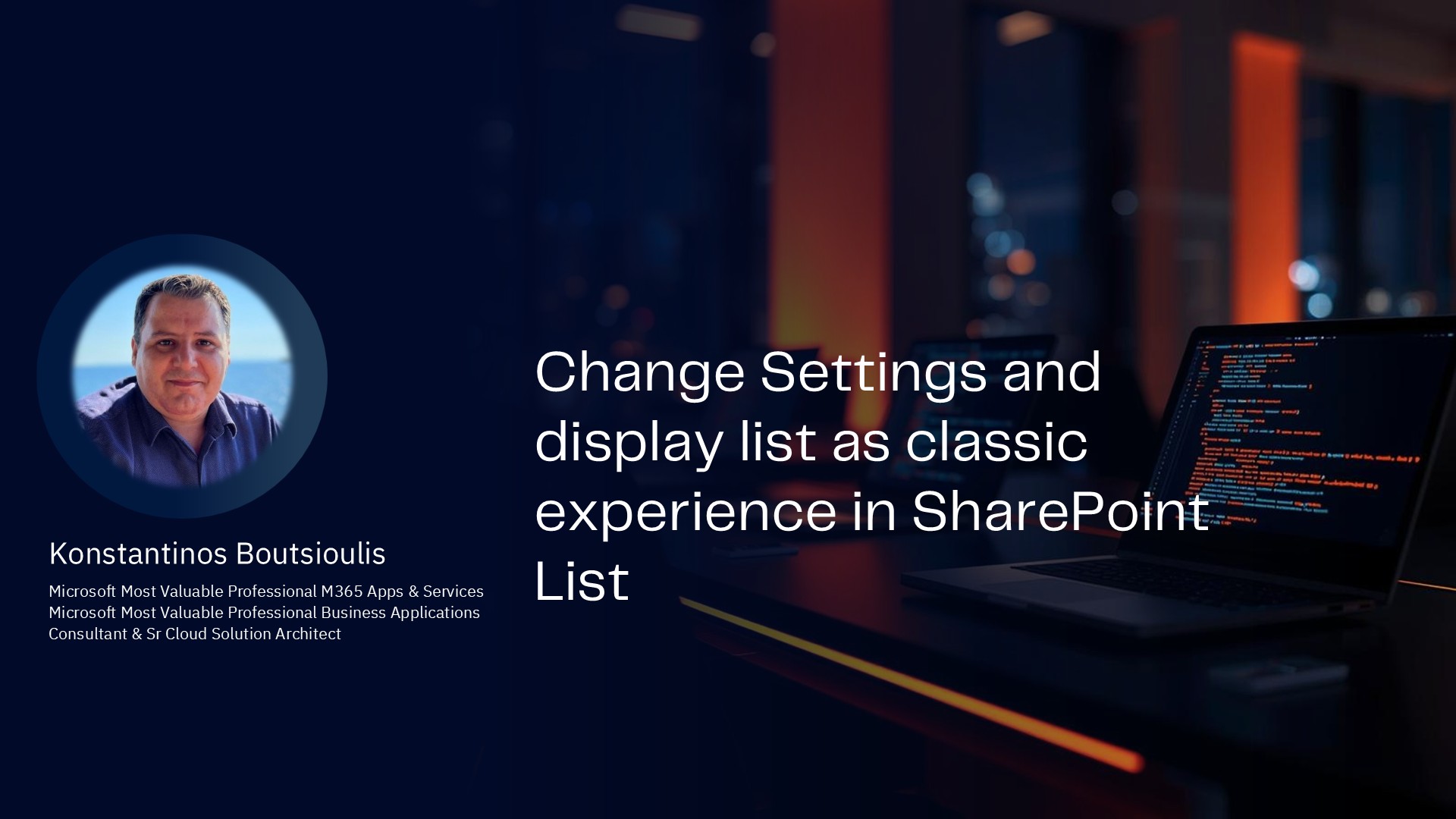 Change Settings and display list as classic experience in SharePoint List